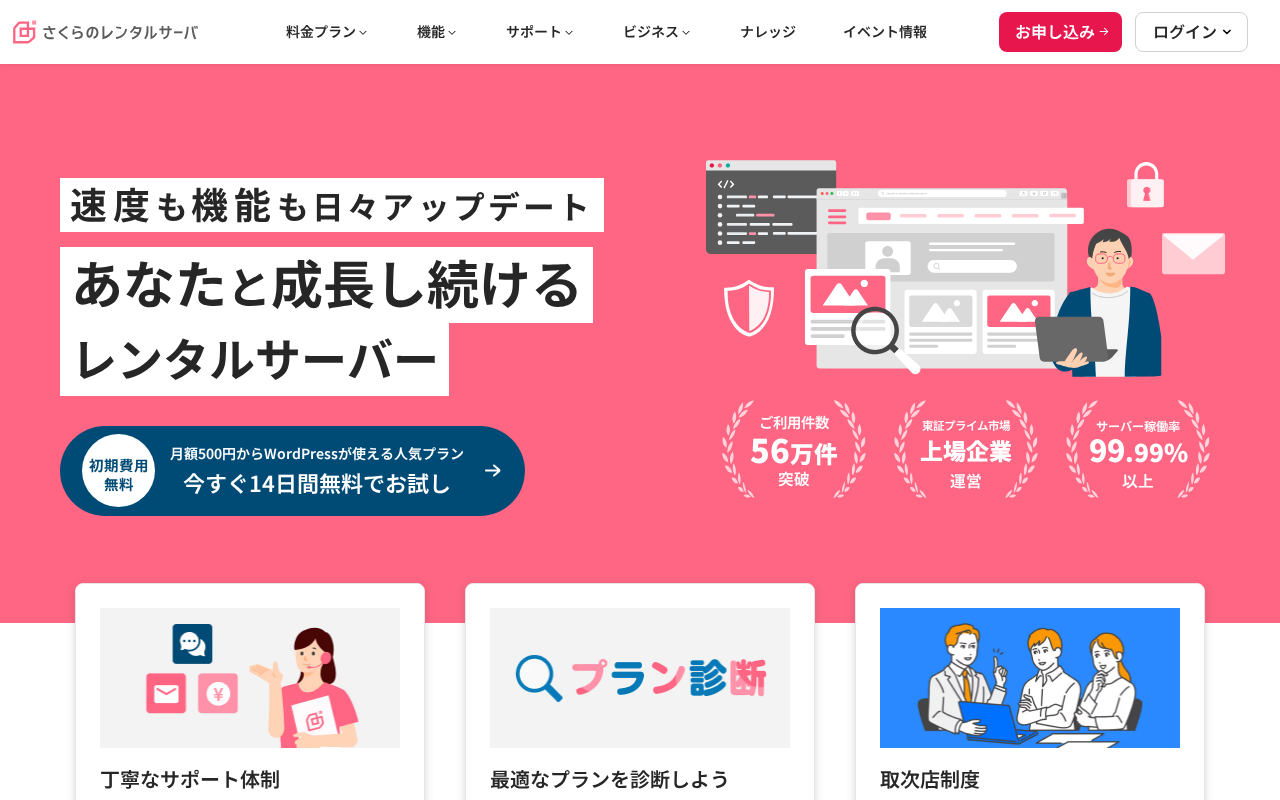 さくらのレンタルサーバ